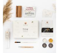 CHIYU Bio Kintsugi Kit de réparation : Bio Repair Kit - Or & Argent - Colle or - Biobasé - Convient pour aliments - Le kit le plus complet et le plus durable