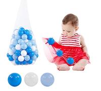 Chiyyak 100 Pièces Multicolore 5.5 Cm Océan Fosse Balle Durable bébé Jouet pour Enfants Développement Visuel coloré Améliorer la Perception pour Aire de Jeux Intérieure