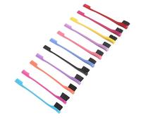 Chiyyak 11 Pièces Brosse à Sourcils à Double extrémité Peigne Nettoyant les Cheveux en Nylon Doux pour une Application Précise du Maquillage, Brosse de Toilettage des Sourcils Portable et Durable