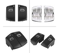 Chiyyak 2 Pièces Capuchon de Couvercle de Bouton de Commutateur de Fenêtre Noir pour VITO SPRINTER, Plastique de Haute qualité, Fabrication Professionnelle, Correspondance Parfaite, VITO W639