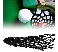 Chiyyak 6pcs Billard Sacs Bags de Maillage Long Life Life Billard Bill pour (Noir)
