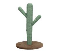 Chiyyak Arbre à Chat à Base Stable, Design pour Petits Chats D'intérieur, 2 Hauteurs, Sisal, Bois de Pin, Vert