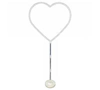 Chiyyak Ballon Frame Pilier Président 30 * 23 * 6 Love Balloon Cub Feet Set of Cardiac Balloon Frame Cord Holder Decoration for Wedding, Anniversaire, Baby Farty