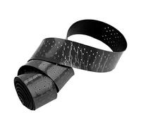 Chiyyak Bande Extensible Absorbant la Transpiration pour Poignée de Rehausseur d'arc, Design Délicat, Respire Librement, 112 Cm de Long, Convient pour Raquette de Squash (Noir)