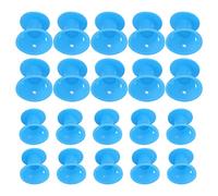 Chiyyak Bigoudis en Silicone 20 Pièces, Ensemble de Bigoudis Doux pour des Boucles Charmantes, Comprend de Grandes et Petites Tailles