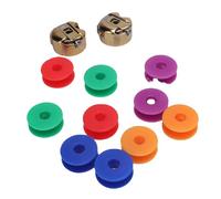 Chiyyak Boîtier de Canette avec Jeu de Canettes, Pièces de Rechange pour Machines à Coudre Industrielles, Matériau Haute Résistance à L'usure, pour Machines à Coudre Industrielles