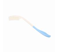 Chiyyak Brosse à Cheveux Peigne à Long Manche pour dextérité Limitée, Arthrite, Coiffage Facile, Conception Triangulaire, Bleu + Blanc, 1 unité (peigne à long manche)