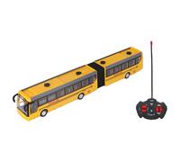 Chiyyak Bus Scolaire télécommandé échelle 1:32, Aller de l'avant vers L'arrière, Tourner à Gauche et à Droite, Bus télécommandé pour Enfants (Jaune)