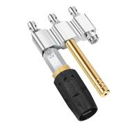 Chiyyak Buse Hélicoïdale Haute Pression Réglable 1000-4050PSI 3-7GPM pour Structures Hautes, Buse de Lavage Doux en Aval en Acier Inoxydable