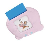 Chiyyak Cartes Flash Parlantes éducatives Pratiques en Chinois et Anglais, Apprentissage Interactif, Léger, Jouet Rechargeable adapté aux Enfants pour Les Tout-Petits (Rose)