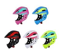 Chiyyak Casque pour Enfants à Couverture Complète avec Voyant D'avertissement intégré pour Une Protection Ultime de la Tête Pendant Les Activités - Disponible en Plusieurs Couleurs - Convient aux