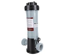 Chiyyak Chlorinateur Automatique de Piscine, Distributeur en Plastique CL pour Piscines Enterrées et Hors Sol avec Fonction de Régulation du Débit, Compatible avec la Plupart des