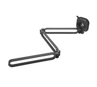 Chiyyak Cintre Mural à Trois Volets, Support de Séchage Mural avec Ventouse, Support à Linge en Alliage D'aluminium pour Balcon, Creux Gris