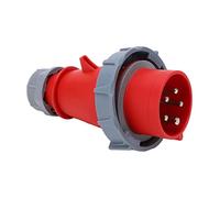 Chiyyak Connecteur Industriel à Prise de Branchement Haute Puissance, 5 Broches, 3P + N + E, IP67 16A, pour Métros et Grands Sites, Coque Résistante aux UV