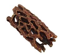 Chiyyak Décoration de Tronc d'arbre D'aquarium, Ornements D'aquarium pour Grotte de Tronc de Reptile, Ornement de Cachette en Résine Creuse pour Poissons, Crevettes, Crabe