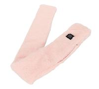 Chiyyak Écharpe Chauffante électrique en Peluche Imitation Cheveux, avec 3 Options de Chauffage, Chauffage Magnétique en Graphène Facile à Laver pour les Soins du Cou (Rose)