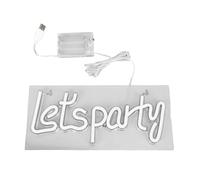 Chiyyak Enseignes au Néon de Fête, Lumière LED Romantique Alimentée par USB/batterie pour Décor de Bar de Fête de Fiançailles