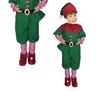 Chiyyak Ensemble de chapeaux pour ceinture d'elfe de Noël pour enfants, jeu de rôle de Père Noël, petit aide à jouer à la teinture