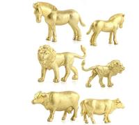 Chiyyak Ensemble de Modèles d'animaux de la Jungle, 12 Pièces, Jouets Réalistes d'animaux Sauvages pour Enfants, Matière Plastique D'imagination (#1)