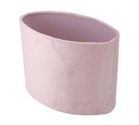 Chiyyak Housse en Tissu pour Abat-jour Ovale E27 E14, Lumière Douce pour la Lecture, Abat-jour Décoratif de Style Moderne pour Chambre à Coucher, Facile à Installer, Large Application (Violet)