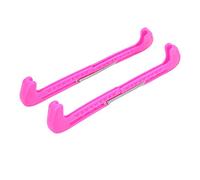 Chiyyak Housses de Protection de Lame de Patin à Glace Rose Réglables, Patinage Artistique, Hockey sur Glace et Chaussures de Skate avec Ressort et Vis Croisées (Rose)