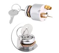 Chiyyak Interrupteur D'allumage Universel 12 V, 3 Positions ON OFF, Commande du Moteur avec 2 Clés, pour Voitures, Motos, Bateaux SPB501