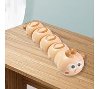 Chiyyak Jouet à bascule pour bébé - Avec animal de dessin animé mignon - Jouet éducatif à bascule pour enfants - Interaction parent-enfant - Pour l'éducation et le divertissement - Orange