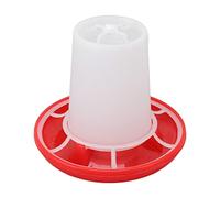 Chiyyak Kit d'alimentation en Eau de Poussin et Waterer, Amovible, Conception de Lentille Rotative, Déchargement Automatique de l'eau, Conception Creux, du Secteur