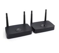 Chiyyak Kit émetteur-récepteur HD sans Fil, Interface Multimédia HD 1080P 800M, Extension Vidéo de Sortie VGA avec Plug and Play, pour Décodeur D'ordinateur Portable (Prise UE)
