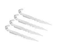 Chiyyak Lot de 4 ancrages de trampoline robustes en acier galvanisé avec piquets fixes