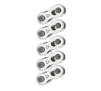 Chiyyak Lot de 5 Paires de Connecteurs de Chaîne à Dégagement Rapide pour Vélo Robuste, Maillons Principaux, pour (Pas de Vitesse Standard-8 (6 7 8 Universel))