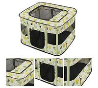 Chiyyak Maison pour Chat Pliable en Respirante avec Espace Intérieur Spacieux pour Que Les Chats Nouveau-nés Puissent Respirer en Douceur (Vert)