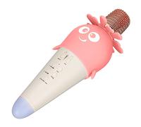 Chiyyak Microphone pour enfants Microphone sans fil Bluetooth karaoké avec annulation de bruit, taille compacte pour adultes et enfants, excellents cadeaux pour anniversaire ou vacances, batterie 1800