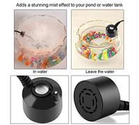 Chiyyak Mini Fog Maker en Noir sans Lumière pour Les Puits d'eau, L'étang, L'aquarium, Crée Une Atmosphère