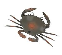 Chiyyak Modèle Animal de Crabe électrique Réaliste télécommandé avec Pinces Mobiles pour L'apprentissage des Enfants, Cadeaux d'anniversaire et de Noël (Bleue)