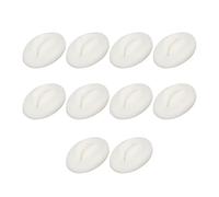 Chiyyak Modèle de Pratique de Fausses Lèvres 10 Pièces avec Forme de Dents, Fausses Lèvres en Silicone pour L'entraînement Pratique, Largement utilisé pour la Novice, (Blanc semi-transparent)