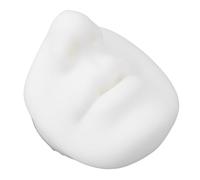 Chiyyak Modèle de Pratique de Perçage du Nez et des Lèvres, Modèle de Lèvres en Silicone pour Débutants, Entraînement, Modèle D'affichage de Lèvres et de Nez Artificiels (Blanche)