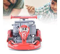 Chiyyak Modèle en Alliage dans Une échelle 1:32, Voiture de Course de Kart à Go, Jouet Rétractable, Jouets Modèles (Rouge)