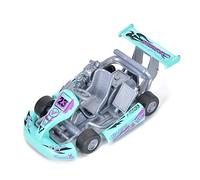 Chiyyak Modèle en Alliage dans Une échelle 1:32, Voiture de Course de Kart à Go, Jouet Rétractable, Jouets Modèles (Vert Clair)