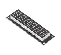 Chiyyak Module D'affichage LED à 6 Chiffres et 7 Segments, Tube Numérique Rouge de 0,56 Pouces avec Puce Pilote TM1637 pour
