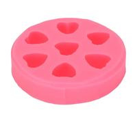Chiyyak Moule à Fondant en Forme de Cœur, Réutilisable, en Silicone Alimentaire, pour Chocolats, Bonbons et glaçons. Démoulage facile. Compatible lave-vaisselle.