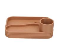 Chiyyak Organiseur de Bureau, Porte-stylo en Plastique de qualité Supérieure avec Structure Robuste pour Papeterie, Bijoux, Clés, Clés USB, Fournitures de Bureau, Plaque de Rangement de