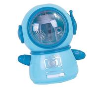 Chiyyak Pargeur de Crayons électrique, Aiguilleurs de Crayons Flexibles Spaceman Polyvalent pour les Filles pour la Maison (Vert bleu)