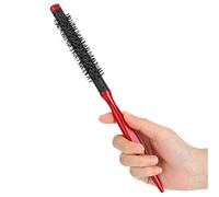 Chiyyak Peigne à Rouleau avec Manche en Bois, Poils en Nylon élastiques, Outil de Coiffure pour Promouvoir des Cheveux Sains, 12 Pouces (12)