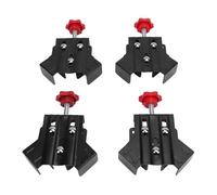 Chiyyak Pince D'angle pour le Travail du Bois, Construction en Acier au Carbone épais pour une Utilisation Polyvalente dans la Décoration de la Maison et le Soudage de Cadres en Fer 4 Pièces
