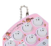 Chiyyak Porte-clés de Jeu de Mémoire de Hamster Portable, Mini Taille, Exercice Léger, capacité de Réponse Cérébrale, Nouveau Cadeau pour Garçons et Filles (Violette)