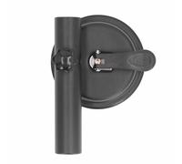 Chiyyak Porte-Pliage de Drapeau Automatique, Aspiration Universelle du Véhicule, Porte-mât de Drapeau, Porte-mât de de Véhicule, de Multifonctionnel, Alliage en Aluminium, Silicone, Noir