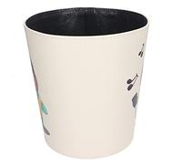 Chiyyak Poubelle de Dessin animé, Grande capacité, Monstre Vert en Cuir PU, Base Antidérapante, étanche, avec un Design de Large Calibre pour la Décoration de la Chambre D'enfant