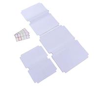 Chiyyak Protecteur de Couverture de Livre Mat Transparent intégré, Résistant aux Rayures, étanche, 30 Pièces pour Manuel D'étudiant