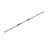 Chiyyak Rail de Guide Linéaire de 600 Mm, Anti-automne, Petit Frottement, Prévention de la Rouille, Guide Glissant Linéaire de Haute Précision, avec 2 Blocs MGN9c, pour les Machines CNC